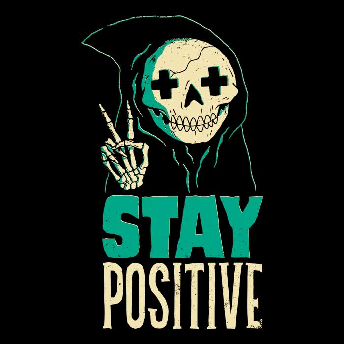 Stay Positive Men's Apparel - Adult & Kids T-Shirts, Sweatshirts & Hoodies apparel design preview 2
