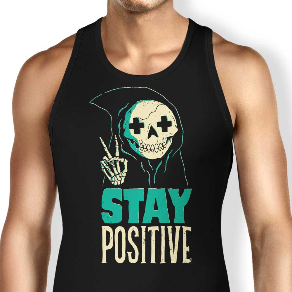 Stay Positive Tank Top - Adult & Kids T-Shirts, Sweatshirts & Hoodies apparel design preview 1