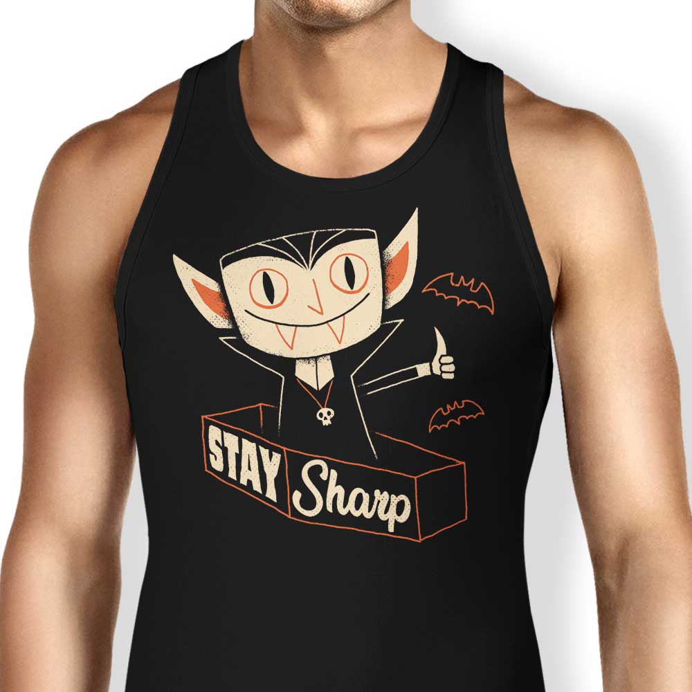 Stay Sharp Tank Top - Adult & Kids T-Shirts, Sweatshirts & Hoodies apparel design preview 1