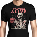 Staying Alive Men's Apparel - Adult & Kids T-Shirts, Sweatshirts & Hoodies apparel design preview 1