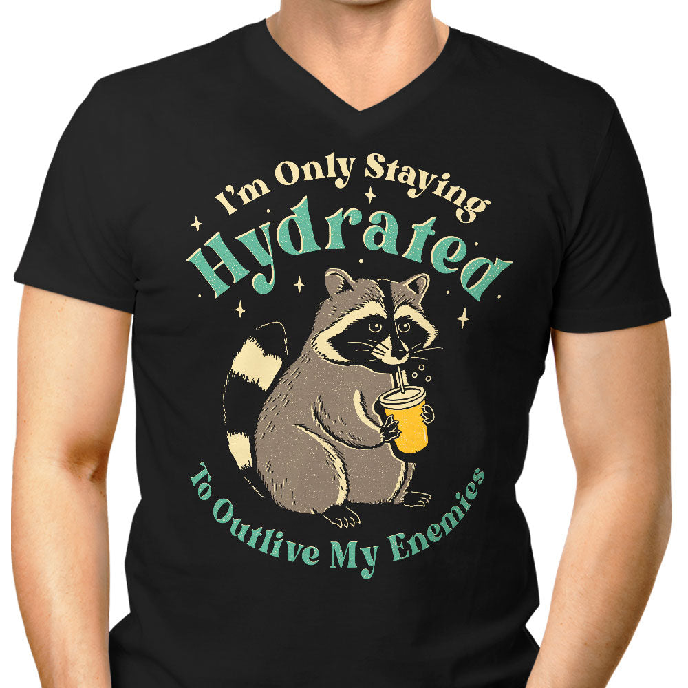Staying Hydrated Men's V-Neck - Adult & Kids T-Shirts, Sweatshirts & Hoodies apparel design preview 1