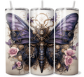 Steampunk Butterfly 20 oz Skinny Tumbler Cup With - Adult & Kids T-Shirts, Sweatshirts & Hoodies apparel design preview 1