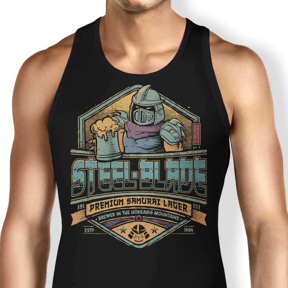 Steel Blade Lager Tank Top - Adult & Kids T-Shirts, Sweatshirts & Hoodies apparel design preview 1