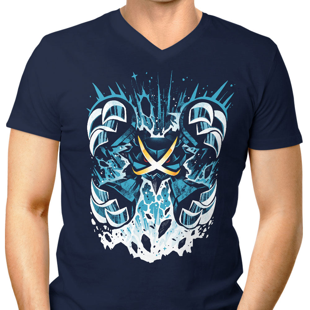 Steel Magnetic Force Men's V-Neck - Adult & Kids T-Shirts, Sweatshirts & Hoodies apparel design preview 2