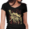Stegosaurus Fossils Women's V-Neck - Adult & Kids T-Shirts, Sweatshirts & Hoodies apparel design preview 1