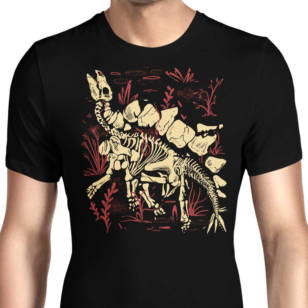 Stegosaurus Fossils Men's Apparel - Adult & Kids T-Shirts, Sweatshirts & Hoodies apparel design preview 1