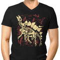 Stegosaurus Fossils Men's V-Neck - Adult & Kids T-Shirts, Sweatshirts & Hoodies apparel design preview 1