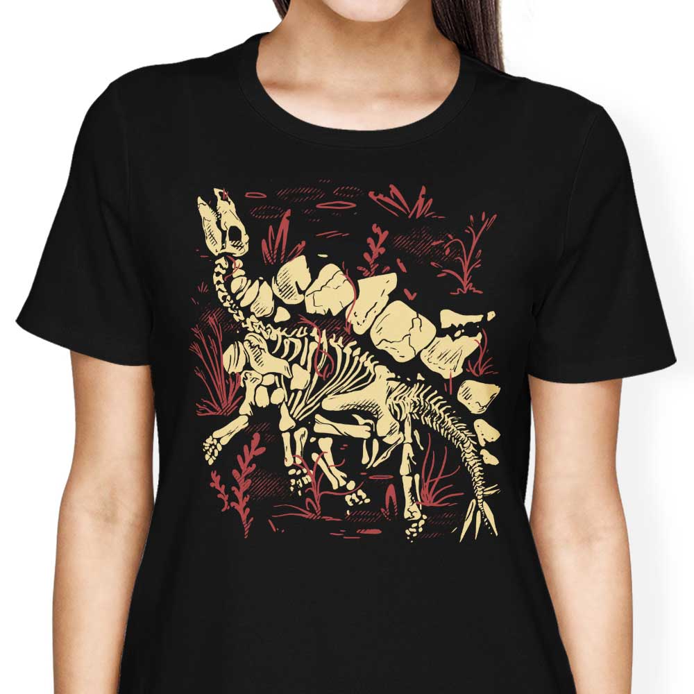 Stegosaurus Fossils Women's Apparel - Adult & Kids T-Shirts, Sweatshirts & Hoodies apparel design preview 1