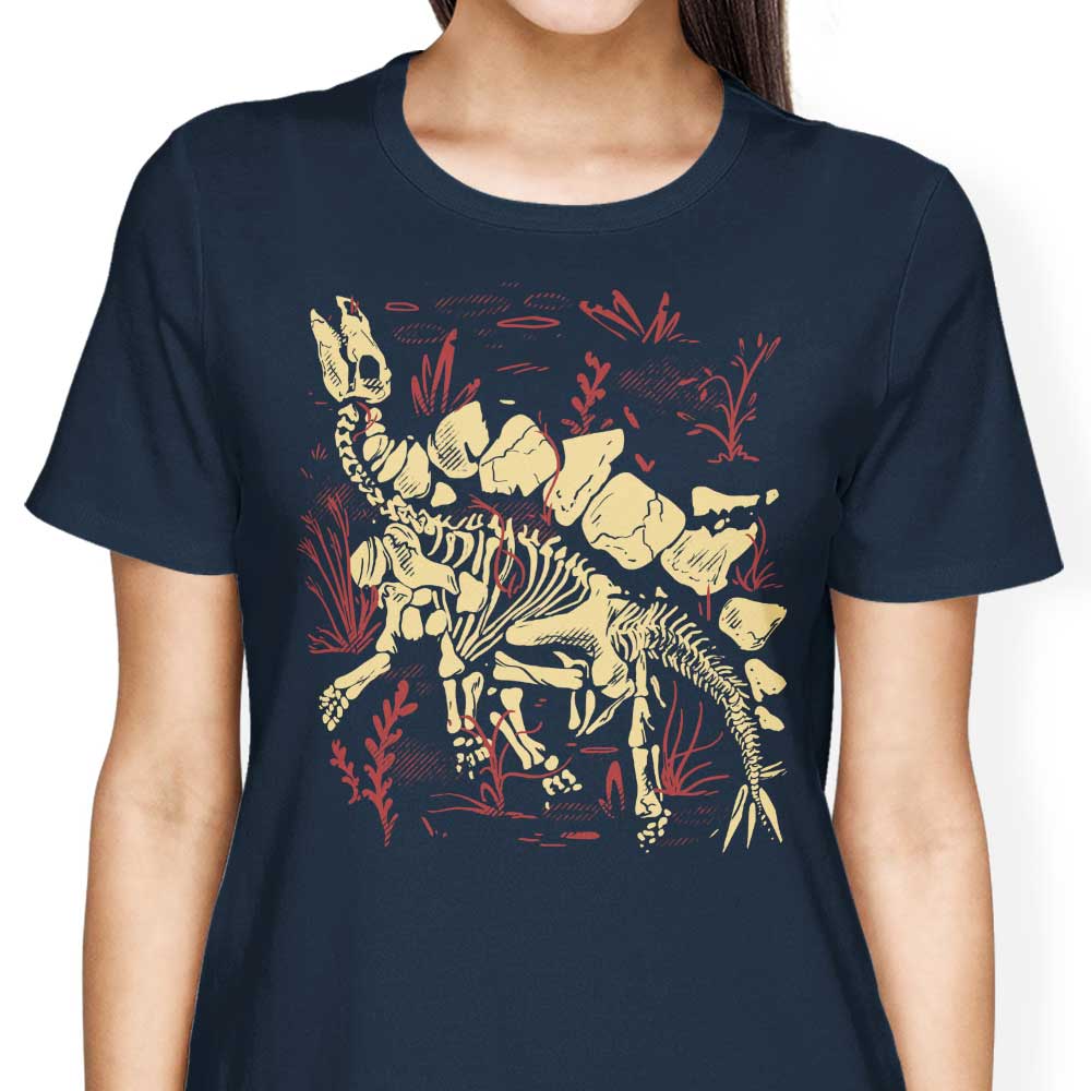 Stegosaurus Fossils Women's Apparel - Adult & Kids T-Shirts, Sweatshirts & Hoodies apparel design preview 2