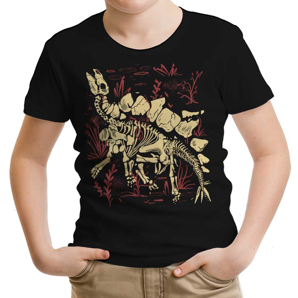 Stegosaurus Fossils Youth Apparel - Adult & Kids T-Shirts, Sweatshirts & Hoodies apparel design preview 1