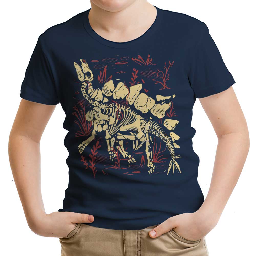 Stegosaurus Fossils Youth Apparel - Adult & Kids T-Shirts, Sweatshirts & Hoodies apparel design preview 2