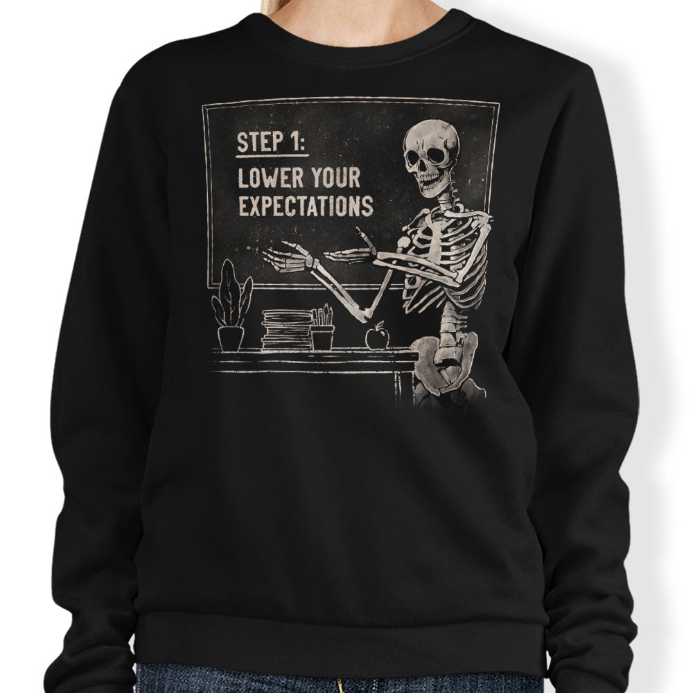 Step 1: Expectations - Adult & Kids T-Shirts, Sweatshirts & Hoodies apparel design preview 1