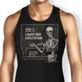 Step 1: Expectations Tank Top - Adult & Kids T-Shirts, Sweatshirts & Hoodies apparel design preview 1