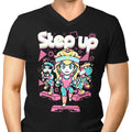 Step Up Men's V-Neck - Adult & Kids T-Shirts, Sweatshirts & Hoodies apparel design preview 1