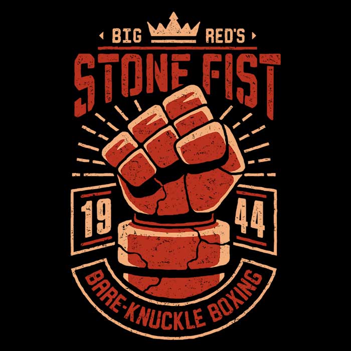 Stone Fist Boxing Tank Top - Adult & Kids T-Shirts, Sweatshirts & Hoodies apparel design preview 2