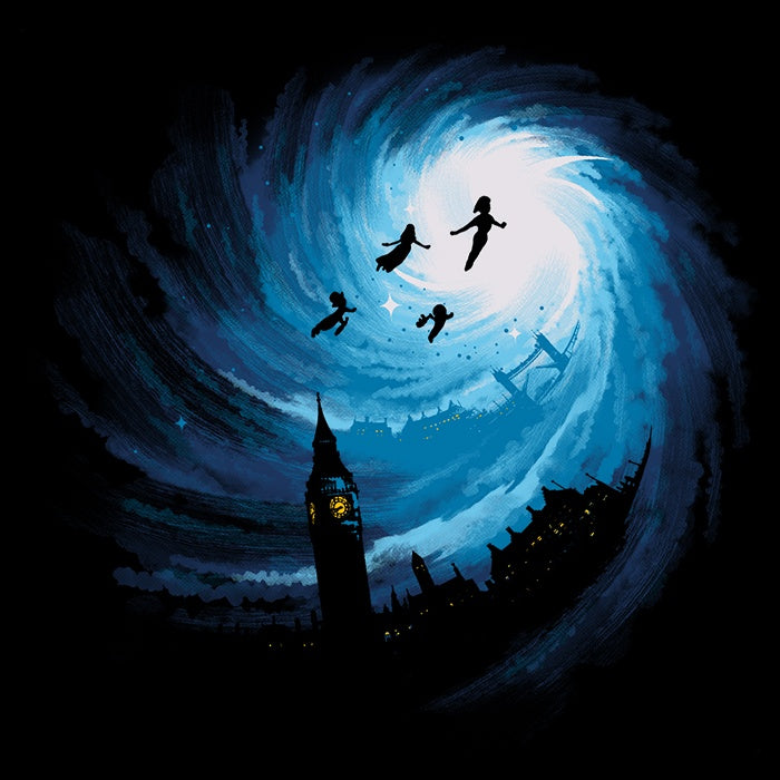 Straight on 'til Morning - Adult & Kids T-Shirts, Sweatshirts & Hoodies apparel design preview 2