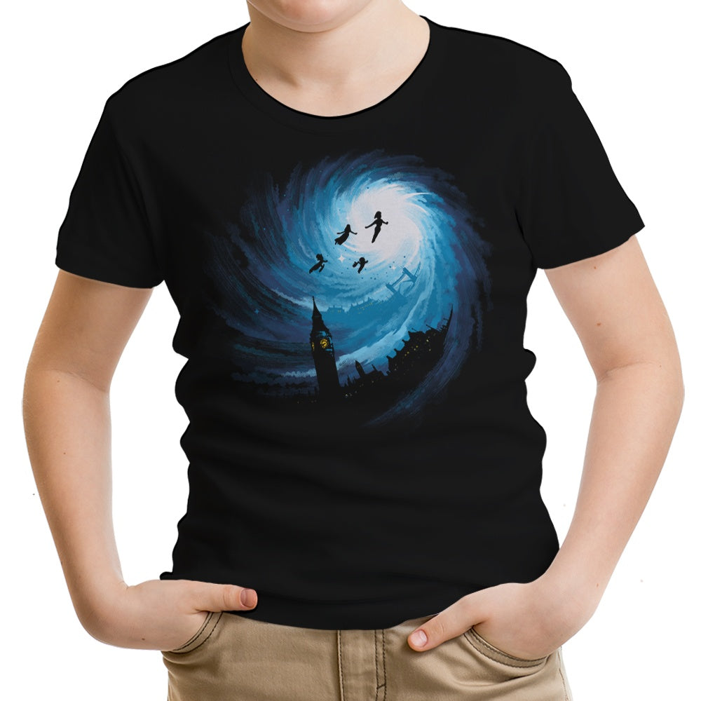Straight on 'til Morning Youth Apparel - Adult & Kids T-Shirts, Sweatshirts & Hoodies apparel design preview 1