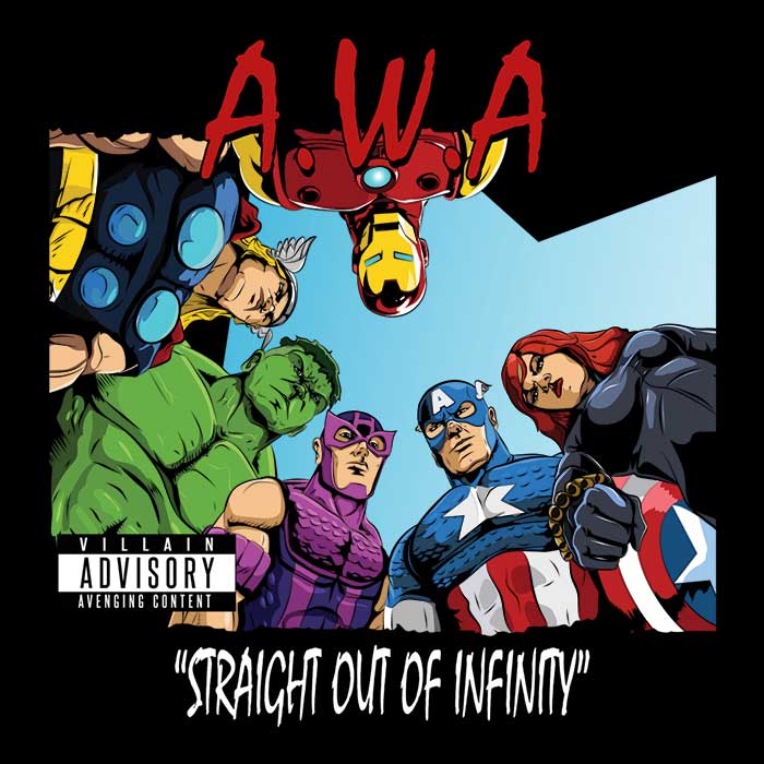 Straight Outta Infinity - Adult & Kids T-Shirts, Sweatshirts & Hoodies apparel design preview 2