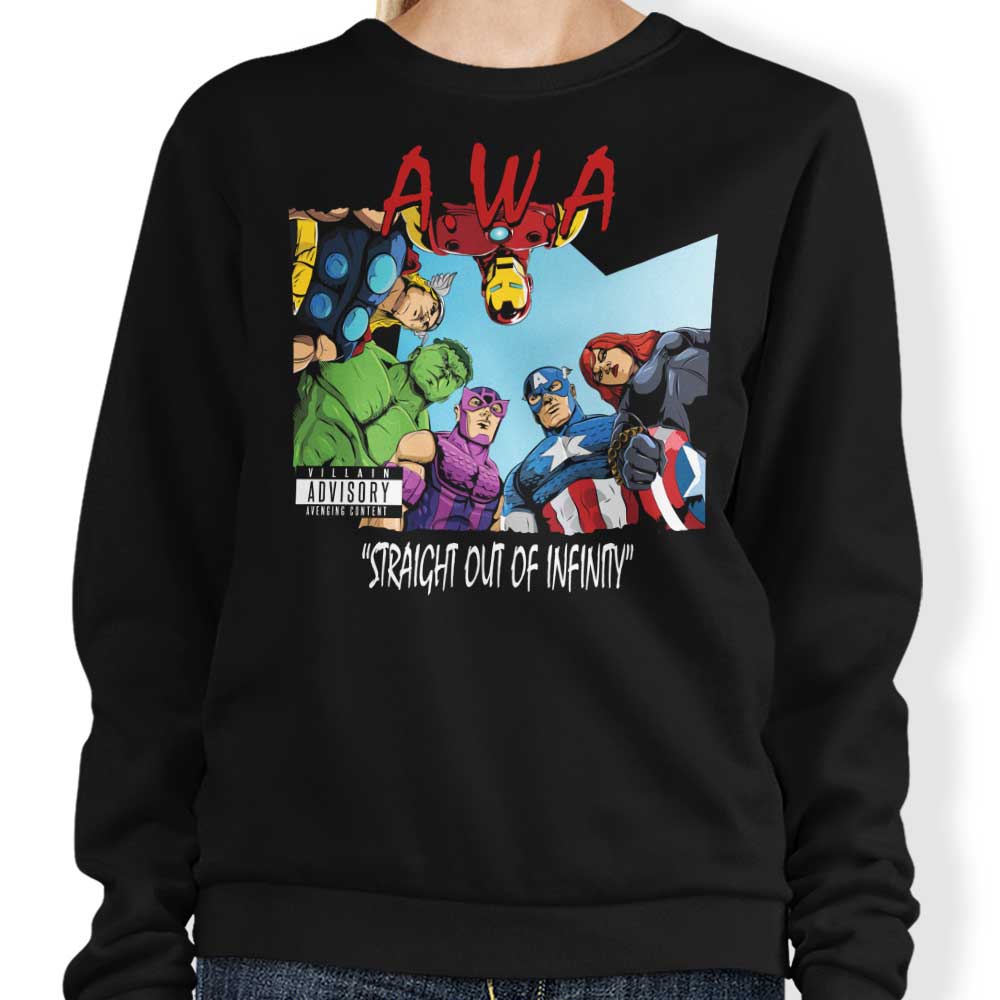 Straight Outta Infinity - Adult & Kids T-Shirts, Sweatshirts & Hoodies apparel design preview 1