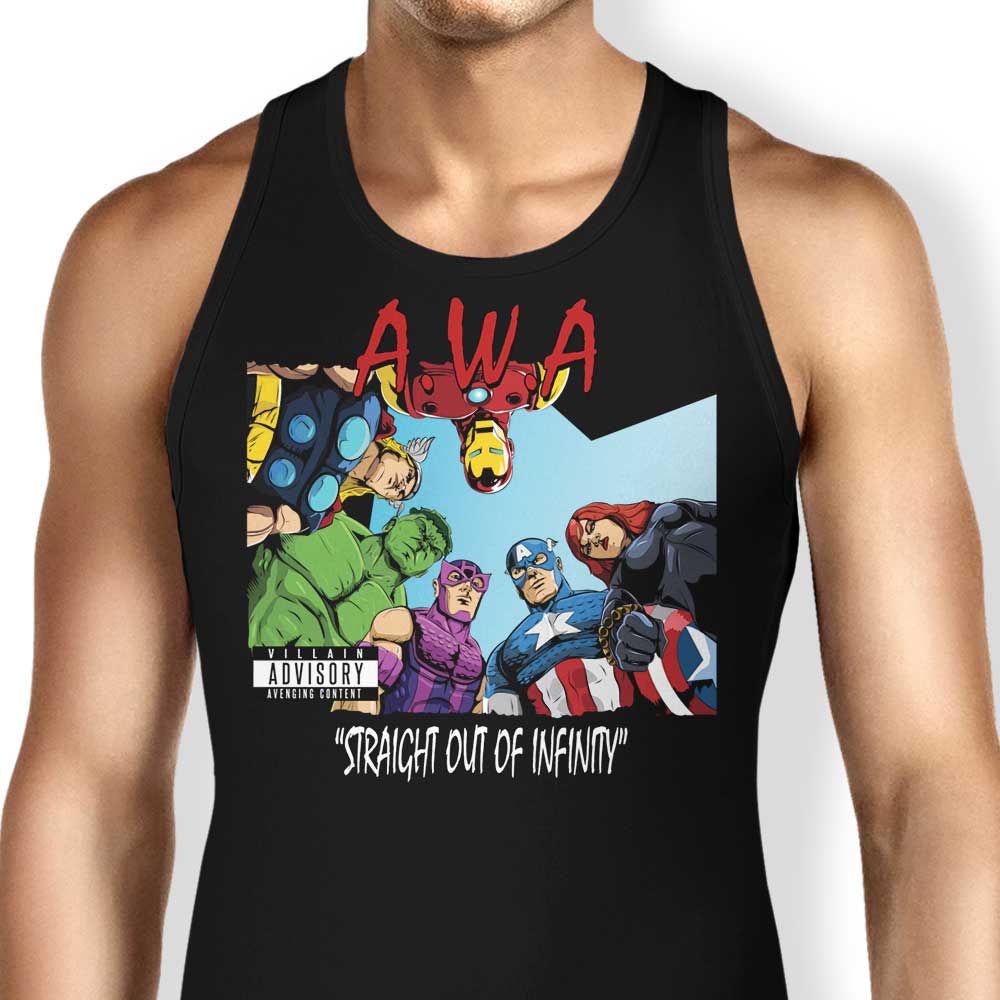 Straight Outta Infinity Tank Top - Adult & Kids T-Shirts, Sweatshirts & Hoodies apparel design preview 1