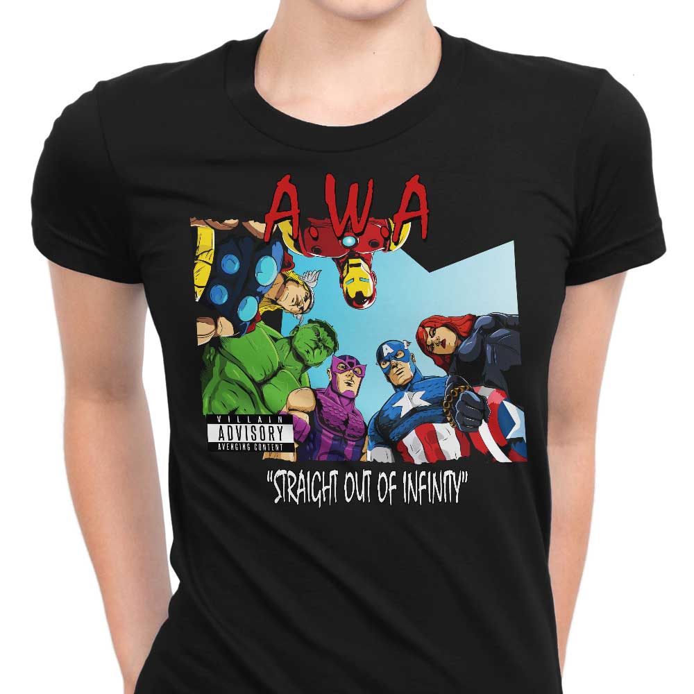 Straight Outta Infinity Women's Apparel - Adult & Kids T-Shirts, Sweatshirts & Hoodies apparel design preview 1