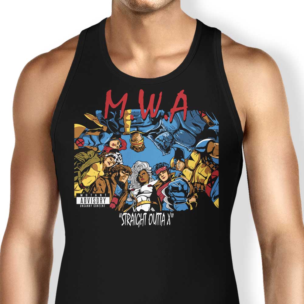 Straight Outta X Tank Top - Adult & Kids T-Shirts, Sweatshirts & Hoodies apparel design preview 1