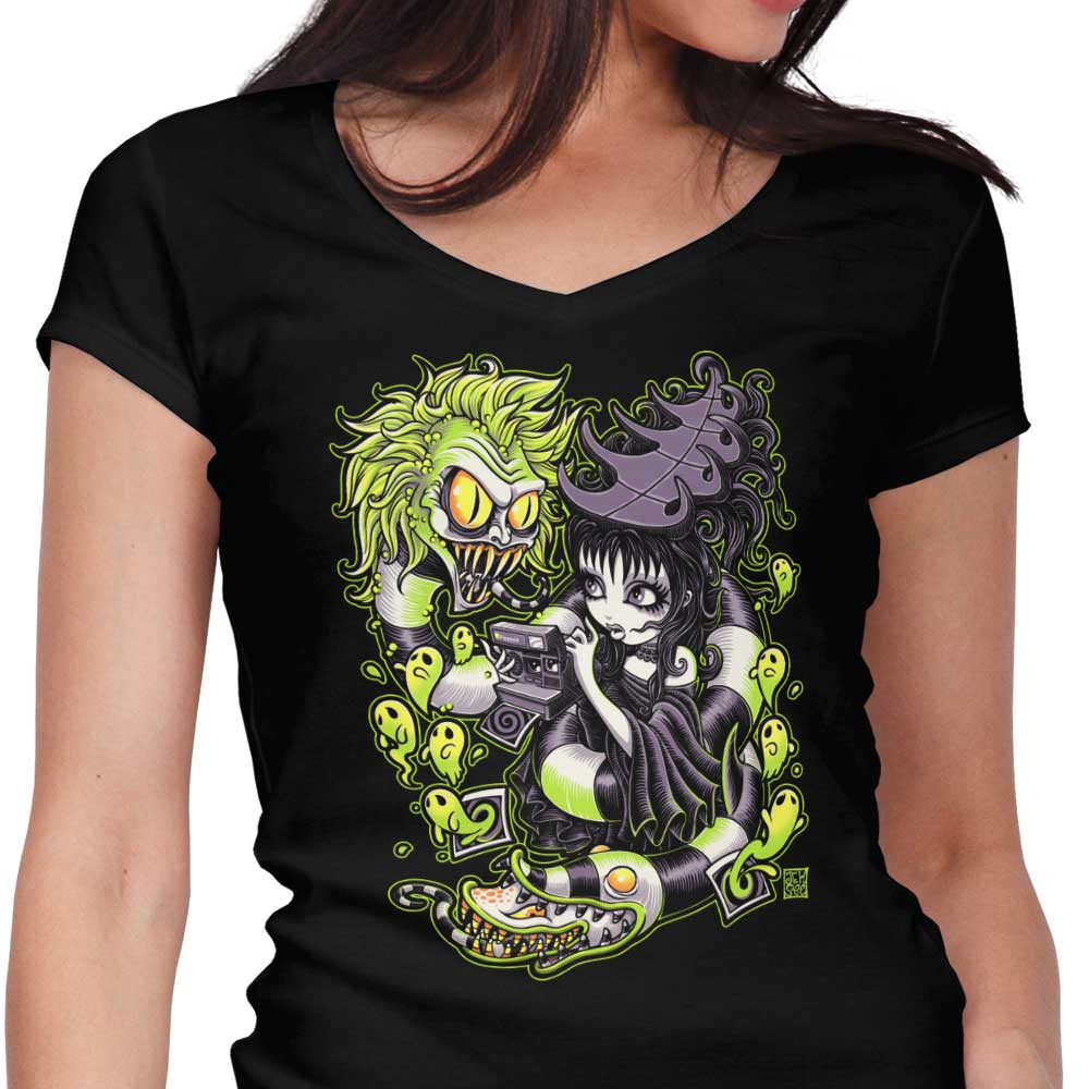 Strange and Unusual Women's V-Neck - Adult & Kids T-Shirts, Sweatshirts & Hoodies apparel design preview 1