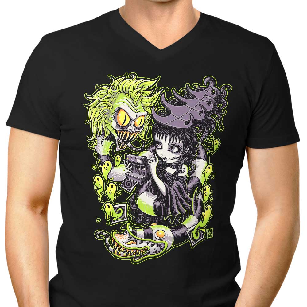 Strange and Unusual Men's V-Neck - Adult & Kids T-Shirts, Sweatshirts & Hoodies apparel design preview 1