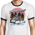 Strange Neighborhood Ringer - Adult & Kids T-Shirts, Sweatshirts & Hoodies apparel design preview 1