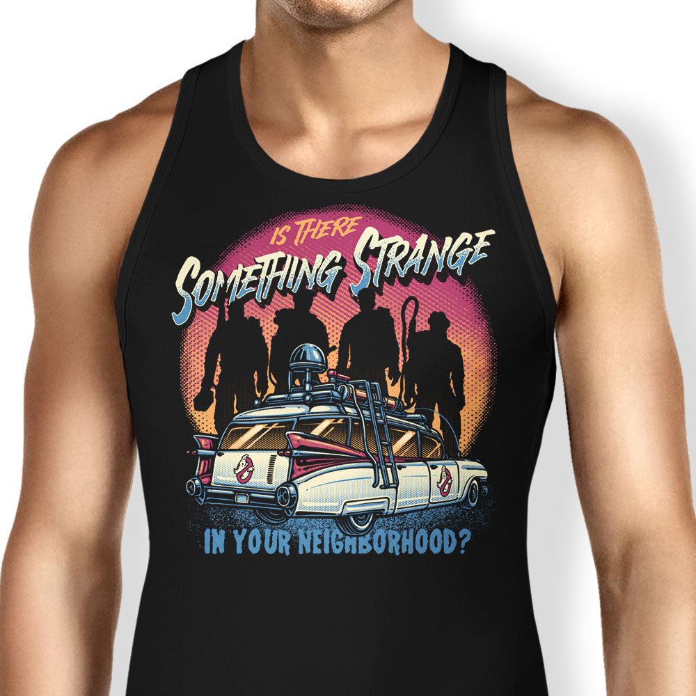 Strange Neighborhood Tank Top - Adult & Kids T-Shirts, Sweatshirts & Hoodies apparel design preview 1