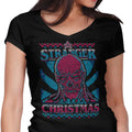 Strange Ugly Christmas Women's V-Neck - Adult & Kids T-Shirts, Sweatshirts & Hoodies apparel design preview 1