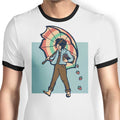 Strawberry Girl Ringer - Adult & Kids T-Shirts, Sweatshirts & Hoodies apparel design preview 1