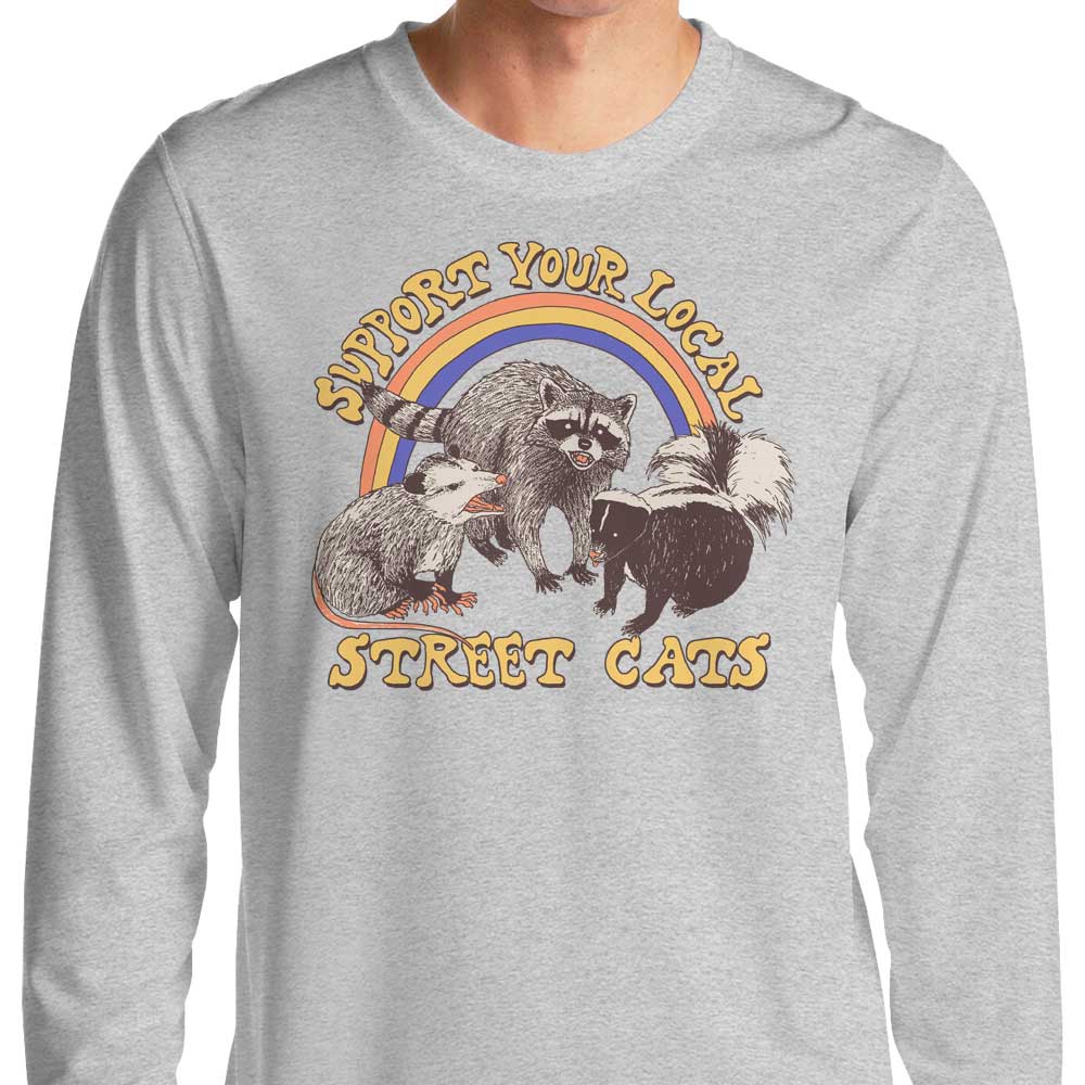 Street Cats - Adult & Kids T-Shirts, Sweatshirts & Hoodies apparel design preview 1