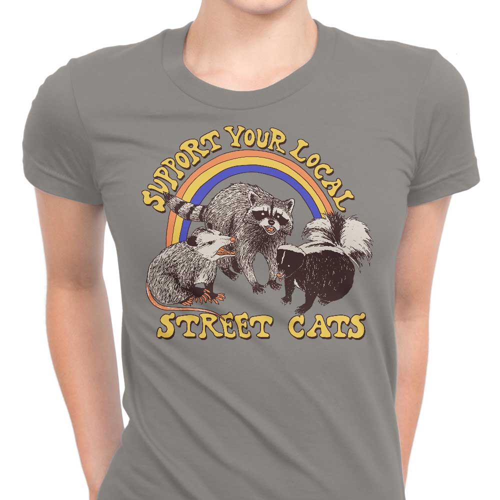 Street Cats Women's Apparel - Adult & Kids T-Shirts, Sweatshirts & Hoodies apparel design preview 1