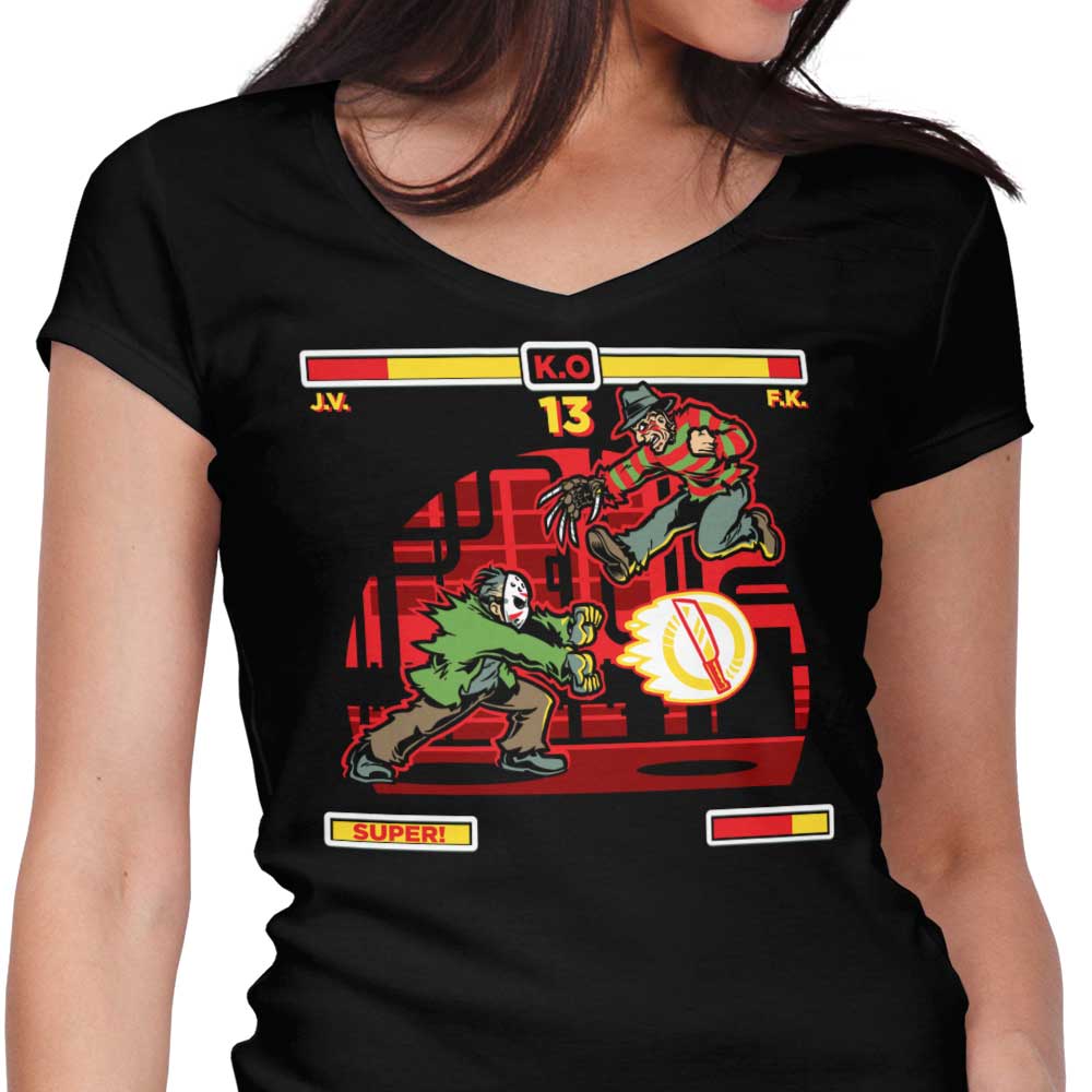 Street Frighter Women's V-Neck - Adult & Kids T-Shirts, Sweatshirts & Hoodies apparel design preview 1