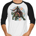 Strength and Courage 3/4 Sleeve Raglan - Adult & Kids T-Shirts, Sweatshirts & Hoodies apparel design preview 1