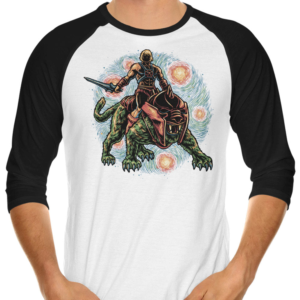 Strength and Courage 3/4 Sleeve Raglan - Adult & Kids T-Shirts, Sweatshirts & Hoodies apparel design preview 1