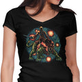 Strength and Courage Women's V-Neck - Adult & Kids T-Shirts, Sweatshirts & Hoodies apparel design preview 1