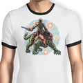 Strength and Courage Ringer - Adult & Kids T-Shirts, Sweatshirts & Hoodies apparel design preview 1