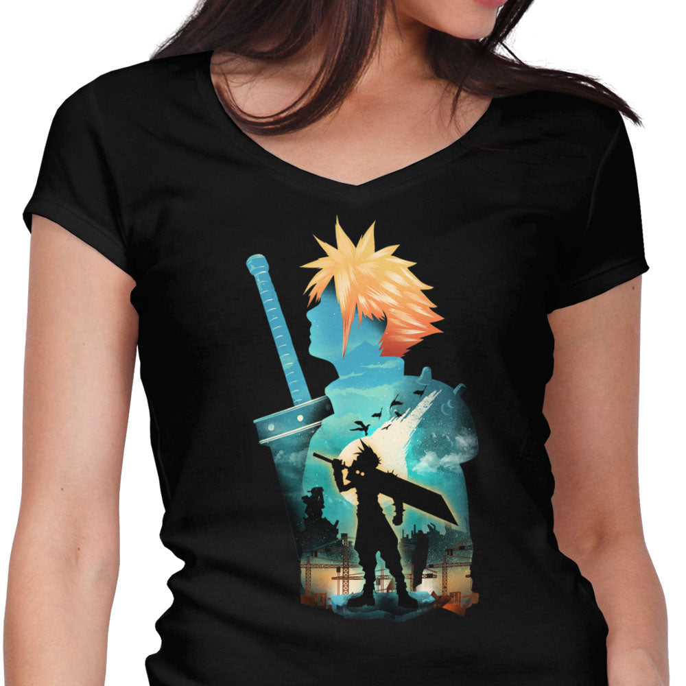 Strife Ukiyo Women's V-Neck - Adult & Kids T-Shirts, Sweatshirts & Hoodies apparel design preview 1