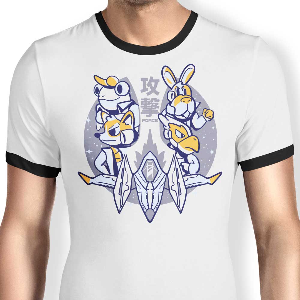 Strike Force Ringer - Adult & Kids T-Shirts, Sweatshirts & Hoodies apparel design preview 1