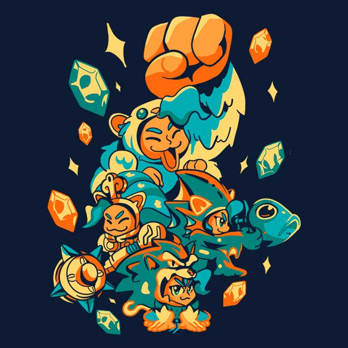 Strongest Cat Fighter - Adult & Kids T-Shirts, Sweatshirts & Hoodies apparel design preview 2