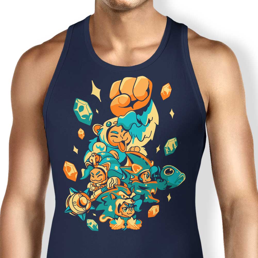Strongest Cat Fighter Tank Top - Adult & Kids T-Shirts, Sweatshirts & Hoodies apparel design preview 1