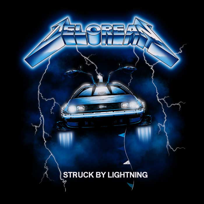 Struck by Lightning Men's V-Neck - Adult & Kids T-Shirts, Sweatshirts & Hoodies apparel design preview 2