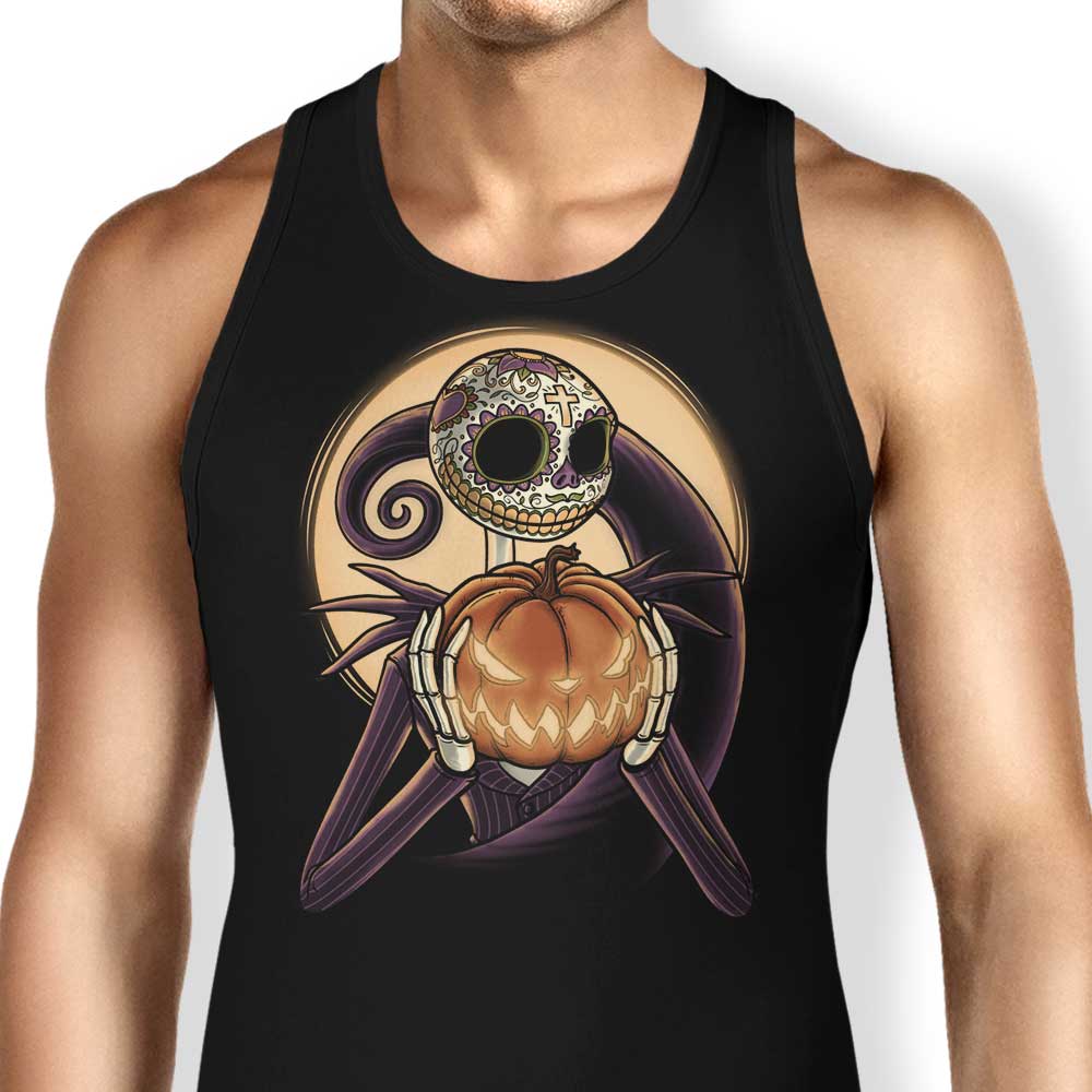 Sugar Skellington Tank Top - Adult & Kids T-Shirts, Sweatshirts & Hoodies apparel design preview 1