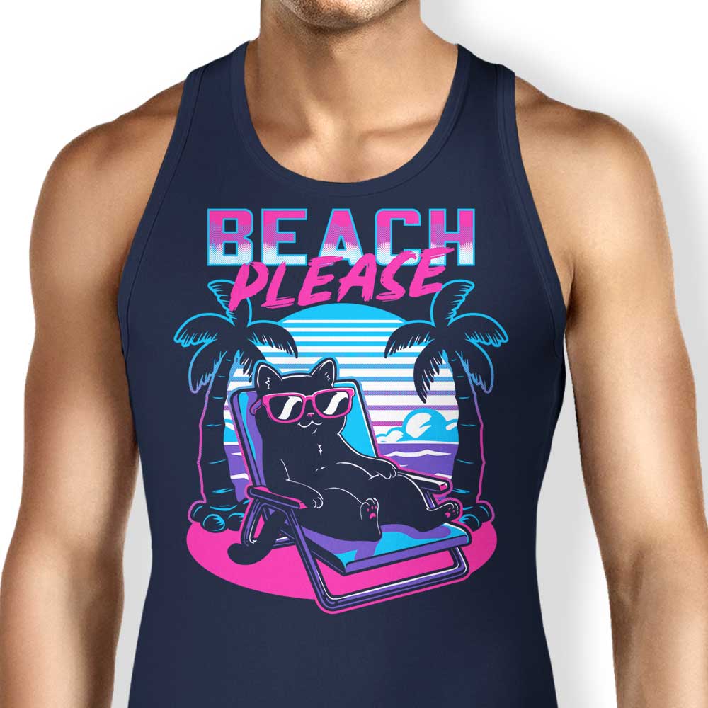 Summer Cat Tank Top - Adult & Kids T-Shirts, Sweatshirts & Hoodies apparel design preview 1