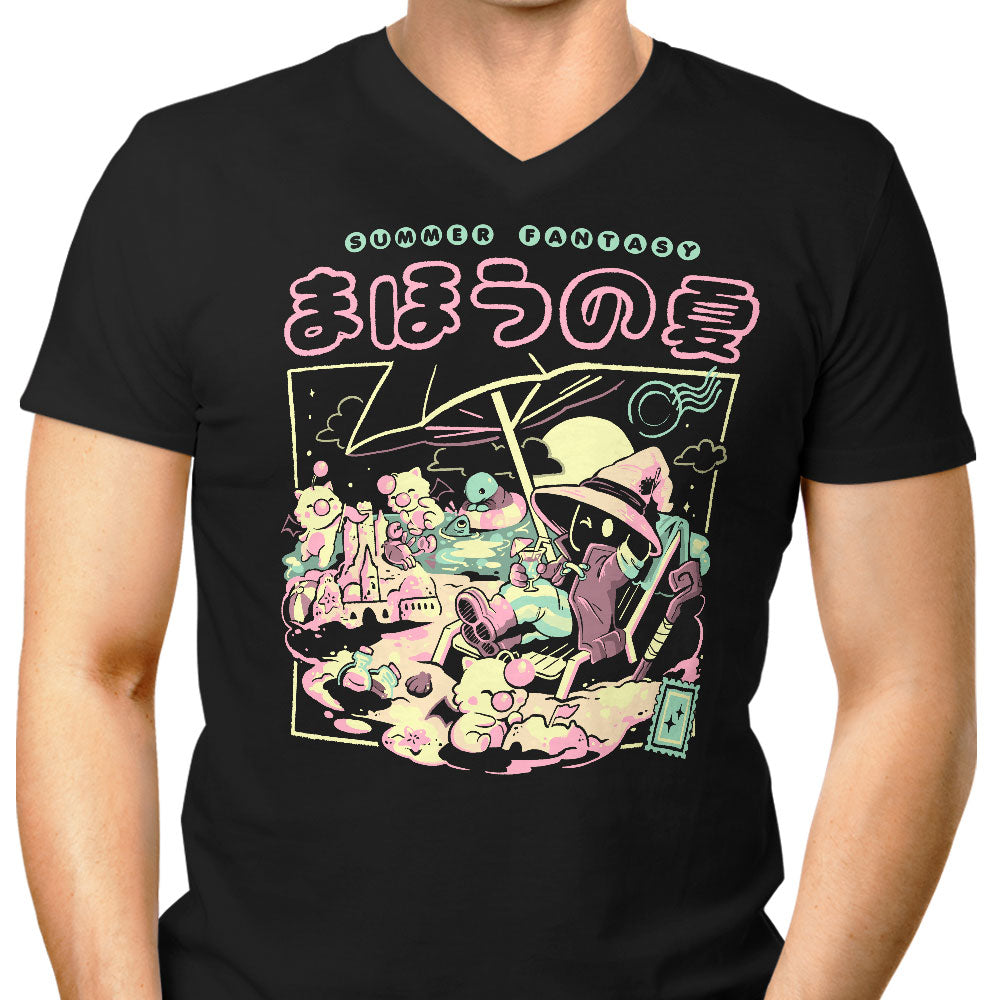 Summer Fantasy Men's V-Neck - Adult & Kids T-Shirts, Sweatshirts & Hoodies apparel design preview 1