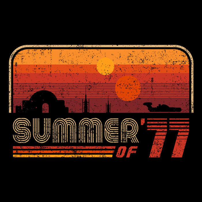 Summer of '77 Men's Apparel - Adult & Kids T-Shirts, Sweatshirts & Hoodies apparel design preview 2
