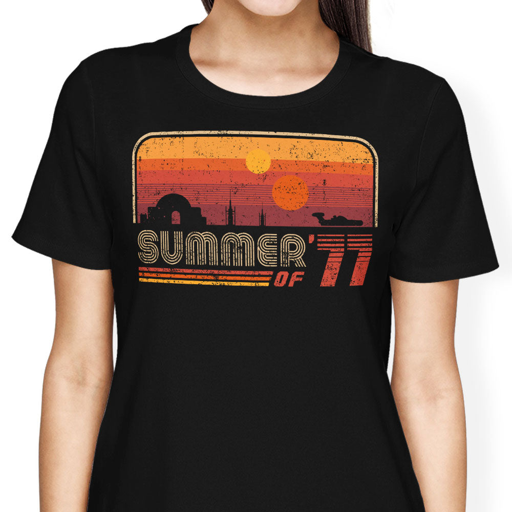 Summer of '77 Women's Apparel - Adult & Kids T-Shirts, Sweatshirts & Hoodies apparel design preview 1