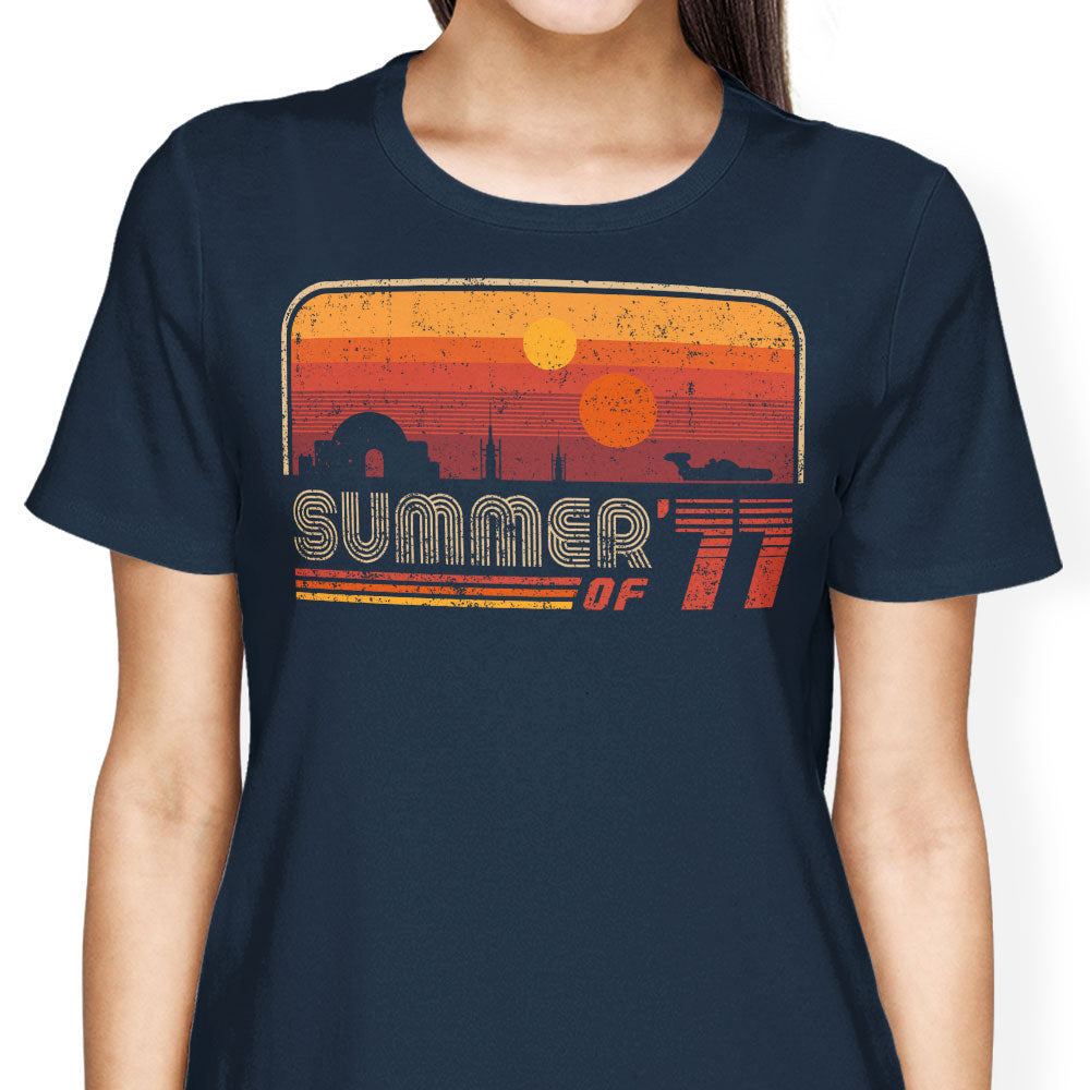 Summer of '77 Women's Apparel - Adult & Kids T-Shirts, Sweatshirts & Hoodies apparel design preview 2